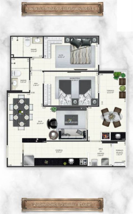 Imagem Apartamento com 2 Quartos à Venda, 81 m² em Aviação - Praia Grande Imagem Apartamento com 2 Quartos à Venda, 81 m² em Aviação - Praia Grande