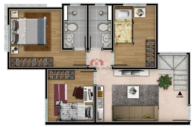 Imagem Imóvel com 2 Quartos à Venda, 82 m² em Santa Rosa - Belo Horizonte Imagem Imóvel com 2 Quartos à Venda, 82 m² em Santa Rosa - Belo Horizonte