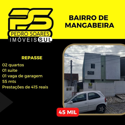 Apartamento com 2 Quartos à Venda, 55 m² em Mangabeira - João Pessoa
