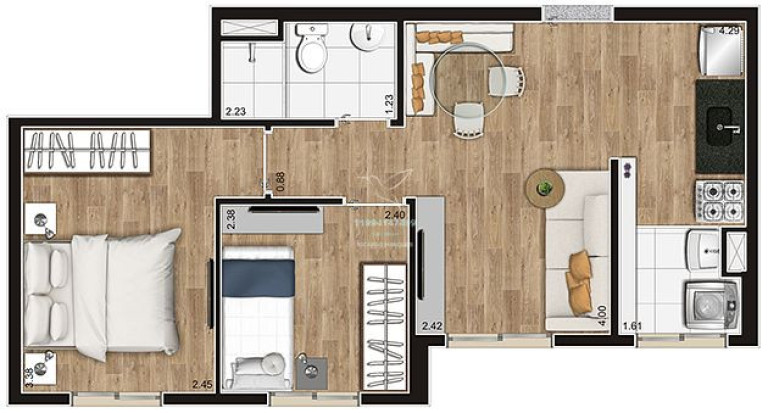 Imagem Apartamento com 2 Quartos à Venda, 41 m² em Parque Arariba - São Paulo Imagem Apartamento com 2 Quartos à Venda, 41 m² em Parque Arariba - São Paulo