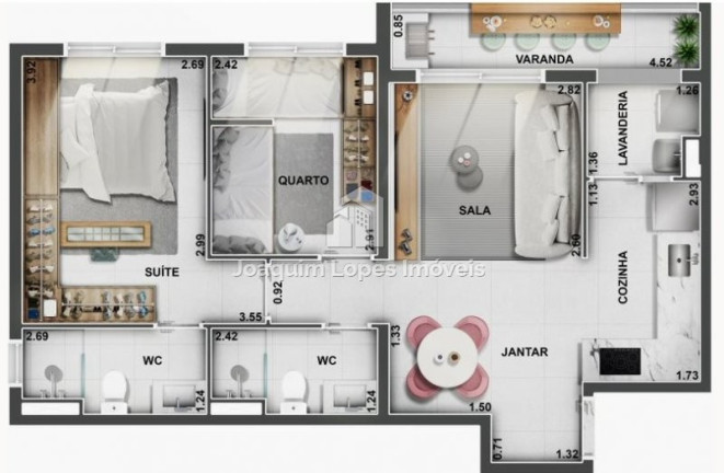 Imagem Apartamento com 2 Quartos à Venda, 59 m² em Vila Rosália - Guarulhos Imagem Apartamento com 2 Quartos à Venda, 59 m² em Vila Rosália - Guarulhos