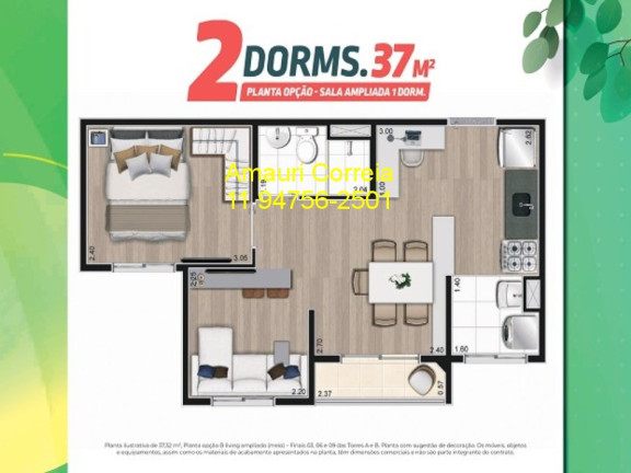 Imagem Imóvel com 2 Quartos à Venda, 37 m² em Vila Jaraguá - São Paulo