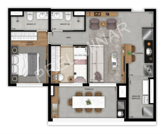 Imagem Imóvel com 3 Quartos à Venda, 89 m² em Jardim Prudência - São Paulo