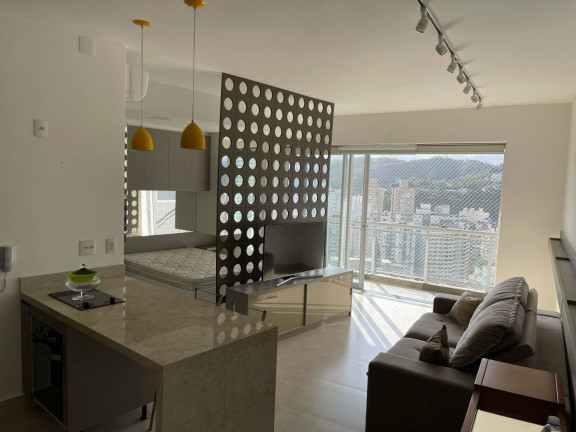 Imagem Apartamento com 1 Quarto para Alugar, 52 m² em José Menino - Santos Imagem Apartamento com 1 Quarto para Alugar, 52 m² em José Menino - Santos