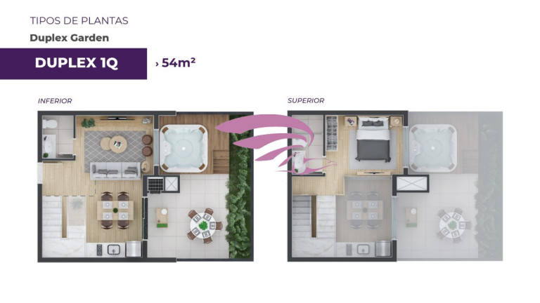 Imagem Imóvel com 2 Quartos à Venda, 54 m² em Portão - Curitiba Imagem Imóvel com 2 Quartos à Venda, 54 m² em Portão - Curitiba