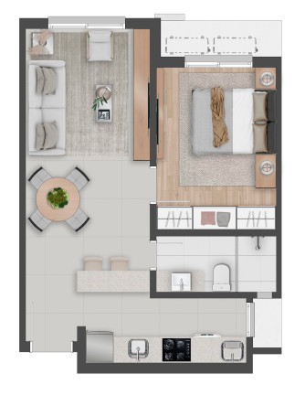 Imagem Apartamento com 1 Quarto à Venda, 46 m² em Floresta - Gramado Imagem Apartamento com 1 Quarto à Venda, 46 m² em Floresta - Gramado