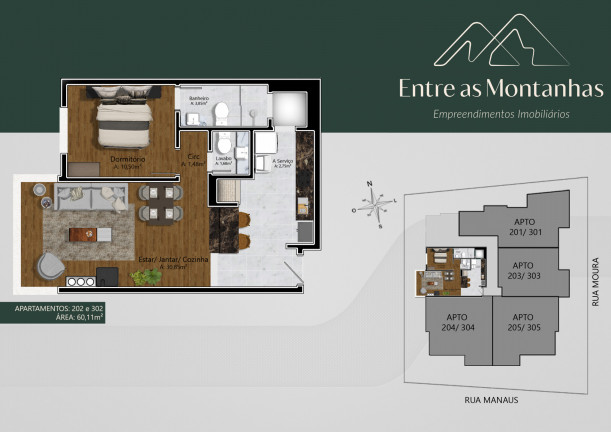 Imagem Apartamento com 2 Quartos à Venda, 83 m² em Moura - Gramado Imagem Apartamento com 2 Quartos à Venda, 83 m² em Moura - Gramado