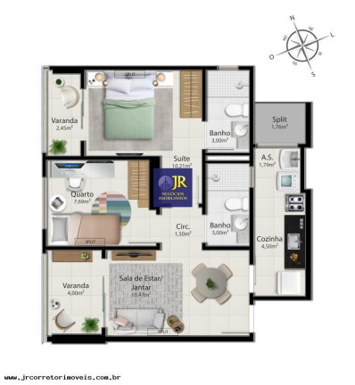 Imagem Imóvel com 2 Quartos à Venda, 59 m² em Jockey De Itaparica - Vila Velha Imagem Imóvel com 2 Quartos à Venda, 59 m² em Jockey De Itaparica - Vila Velha