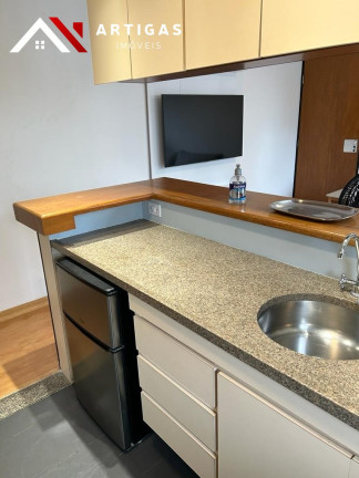 Imagem Flat com 1 Quarto para Alugar, 113 m² em Campo Belo - São Paulo
