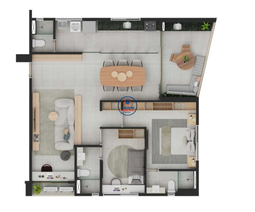 Imagem Apartamento com 2 Quartos para Alugar ou Temporada, 61 m² em Lagoa Nova - Natal Imagem Apartamento com 2 Quartos para Alugar ou Temporada, 61 m² em Lagoa Nova - Natal