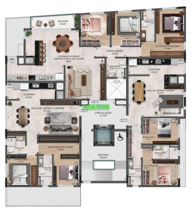Apartamento com 2 Quartos à Venda, 74 m² em Nossa Senhora De Lourdes - Santa Maria