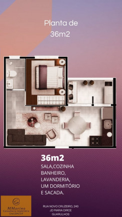 Imagem Apartamento com 2 Quartos à Venda, 45 m² em Jardim Maria Dirce - Guarulhos