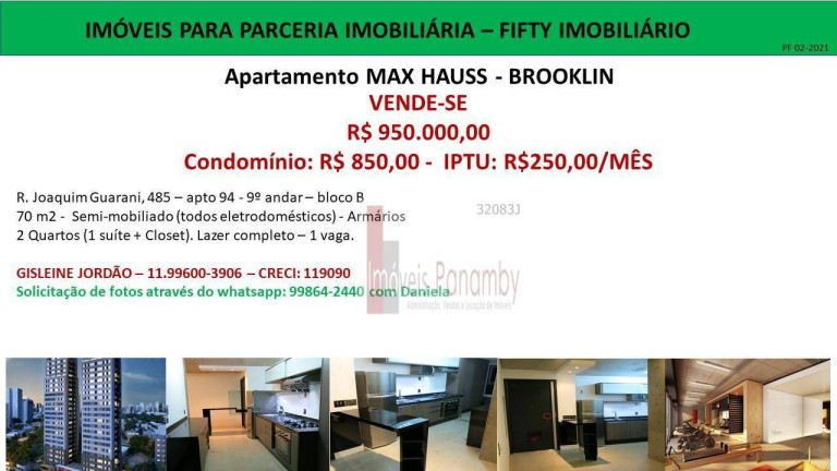 Imagem Apartamento com 2 Quartos à Venda, 70 m² em Jardim Das Acácias - São Paulo