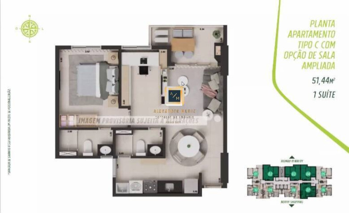 Imagem Apartamento com 2 Quartos à Venda, 53 m² em Presidente Kennedy - Fortaleza Imagem Apartamento com 2 Quartos à Venda, 53 m² em Presidente Kennedy - Fortaleza