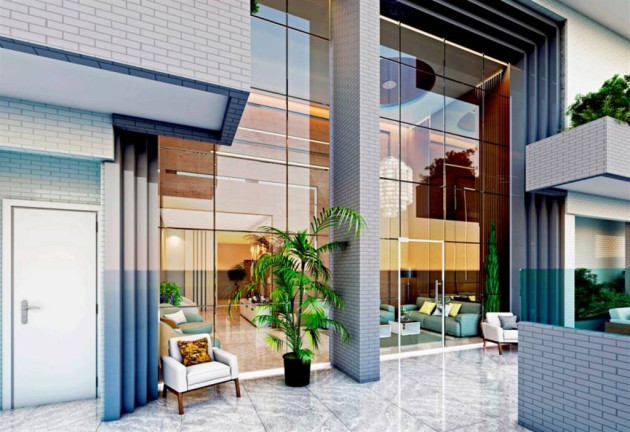Imagem Apartamento com 2 Quartos à Venda, 70 m² em Guilhermina - Praia Grande