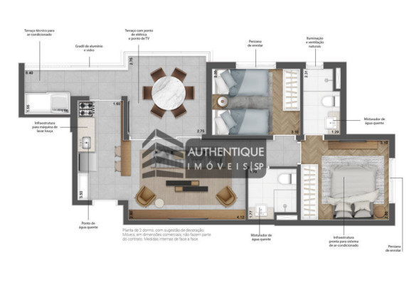 Imagem Apartamento com 1 Quarto à Venda, 55 m² em Brooklin - São Paulo Imagem Apartamento com 1 Quarto à Venda, 55 m² em Brooklin - São Paulo