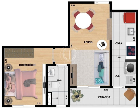 Imagem Apartamento com 1 Quarto à Venda, 40 m² em Vila Nova Manchester - São Paulo
