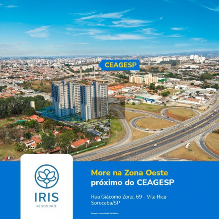 Apartamento com 2 Quartos à Venda, 51 m² em Vila Rica - Sorocaba