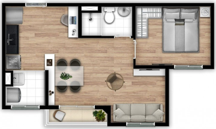 Imagem Imóvel com 2 Quartos à Venda, 32 m² em Jardim Da Pedreira - São Paulo