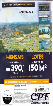 Imagem Terreno à Venda, 150 m² em Reserva Nova Caucaia - Caucaia Do Alto