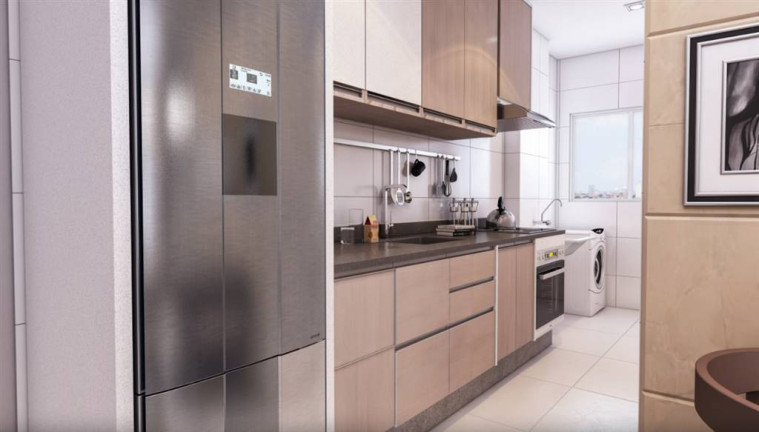 Imagem Apartamento com 2 Quartos à Venda, 55 m² em Guilhermina - Praia Grande