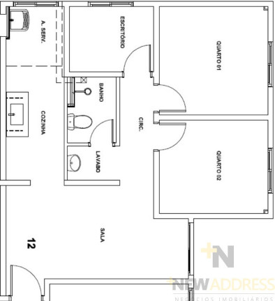 Imagem Apartamento com 2 Quartos à Venda, 51 m² em São Diogo Ii - Serra Imagem Apartamento com 2 Quartos à Venda, 51 m² em São Diogo Ii - Serra