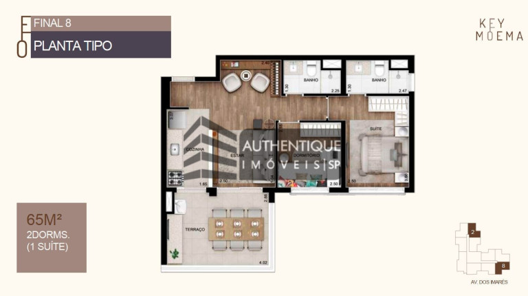 Imagem Apartamento com 2 Quartos à Venda, 64 m² em Moema - São Paulo Imagem Apartamento com 2 Quartos à Venda, 64 m² em Moema - São Paulo