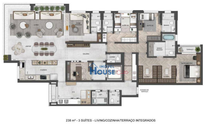 Imagem Apartamento com 3 Quartos à Venda, 238 m² em Vila Romana - São Paulo