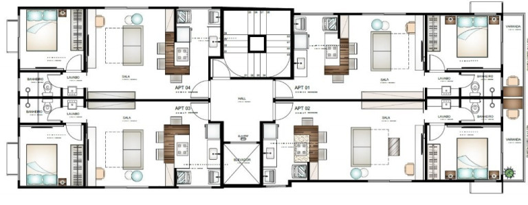 Imagem Imóvel com 1 Quarto à Venda, 42 m² em Mata Da Praia - Vitória Imagem Imóvel com 1 Quarto à Venda, 42 m² em Mata Da Praia - Vitória