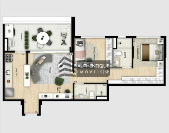 Imagem Apartamento com 2 Quartos à Venda, 74 m² em Saúde - São Paulo Imagem Apartamento com 2 Quartos à Venda, 74 m² em Saúde - São Paulo