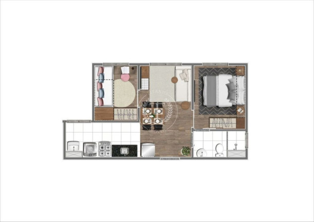 Imagem Apartamento com 2 Quartos à Venda, 36 m² em Morumbi - São Paulo
