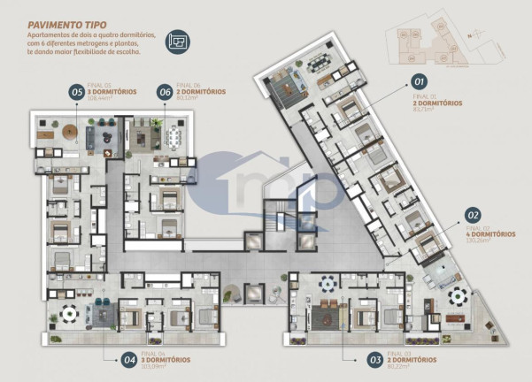 Imagem Apartamento com 2 Quartos à Venda, 80 m² em Predial - Torres