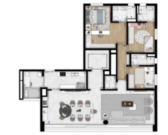 Imagem Apartamento com 3 Quartos à Venda, 133 m² em Brooklin Paulista - São Paulo