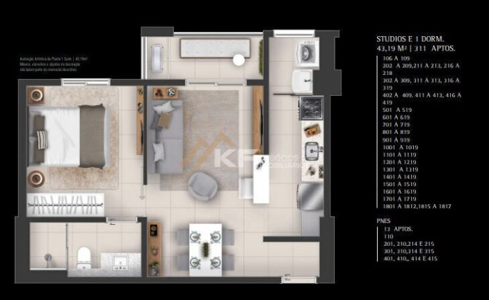 Imagem Imóvel com 1 Quarto à Venda, 43 m² em Jardim Sumaré - Ribeirão Preto Imagem Imóvel com 1 Quarto à Venda, 43 m² em Jardim Sumaré - Ribeirão Preto