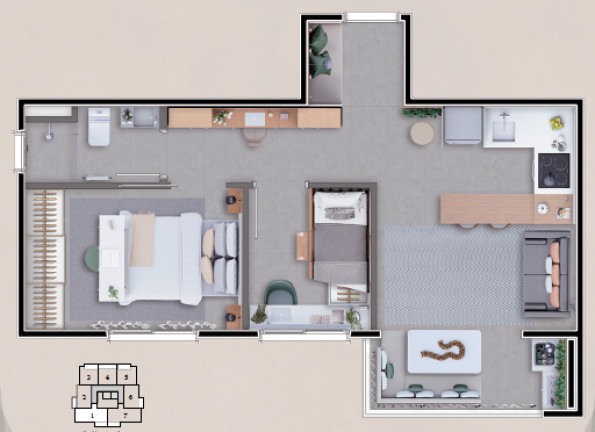 Imagem Apartamento com 2 Quartos à Venda, 42 m² em Vila Dom Pedro I - São Paulo