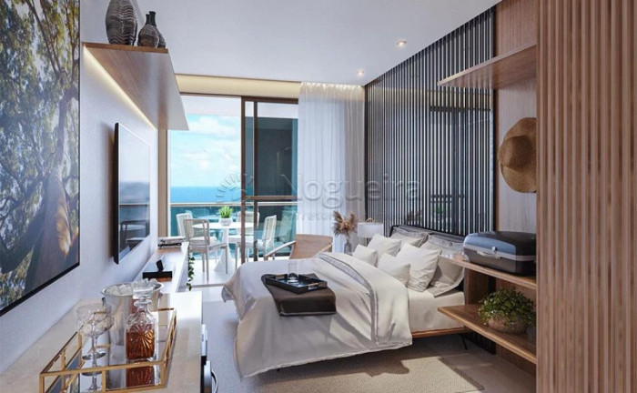 Imagem Apartamento com 1 Quarto à Venda, 33 m² em Carneiros - Tamandaré Imagem Apartamento com 1 Quarto à Venda, 33 m² em Carneiros - Tamandaré
