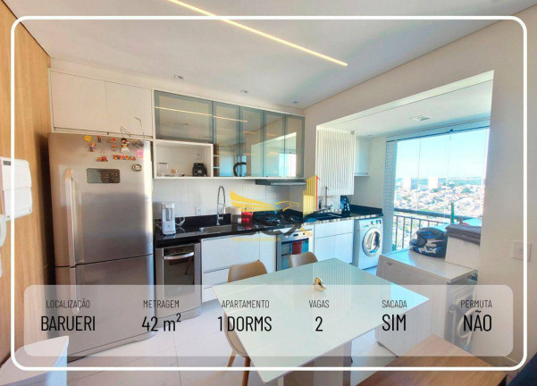 Imagem Apartamento com 1 Quarto à Venda, 42 m² em Jardim Tupanci - Barueri