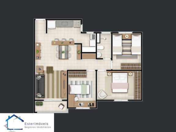 Imagem Apartamento com 3 Quartos para Alugar ou Temporada, 70 m² em Jardim Maria De Fátima - Várzea Paulista Imagem Apartamento com 3 Quartos para Alugar ou Temporada, 70 m² em Jardim Maria De Fátima - Várzea Paulista