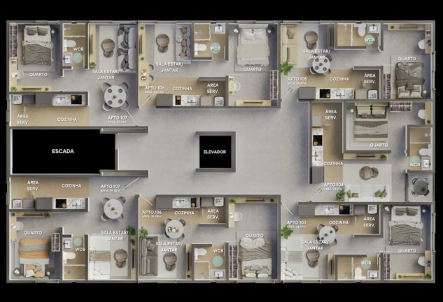 Imagem Apartamento com 1 Quarto à Venda, 43 m² em Camboinha - Cabedelo