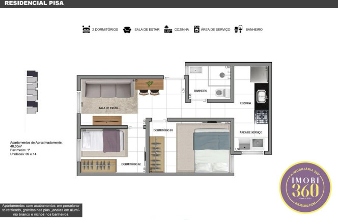 Imagem Apartamento com 2 Quartos à Venda, 40 m² em Parada Xv De Novembro - São Paulo