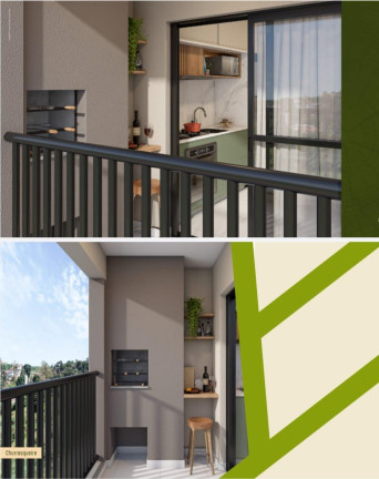 Imagem Apartamento com 2 Quartos à Venda, 43 m² em Vargem Grande - Curitiba