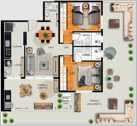 Imagem Apartamento com 2 Quartos à Venda, 83 m² em Embaré - Santos Imagem Apartamento com 2 Quartos à Venda, 83 m² em Embaré - Santos