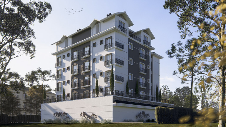 Imagem Apartamento com 1 Quarto à Venda, 34 m² em Pousada Da Neve - Nova Petrópolis