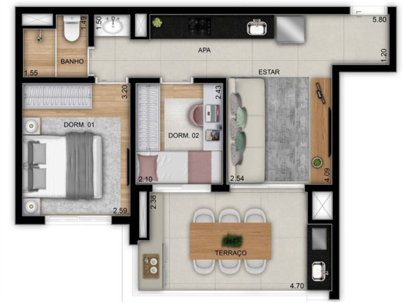 Imagem Imóvel com 3 Quartos à Venda, 215 m² em Brooklin Paulista - São Paulo