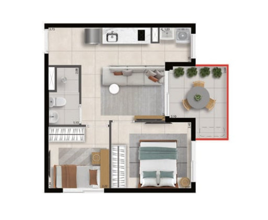 Imagem Apartamento com 2 Quartos à Venda, 36 m² em Perdizes - São Paulo Imagem Apartamento com 2 Quartos à Venda, 36 m² em Perdizes - São Paulo