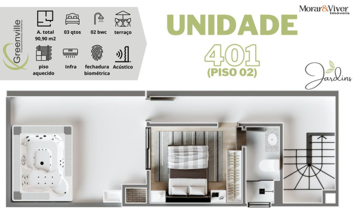 Imagem Apartamento com 3 Quartos à Venda, 75 m² em Cidade Jardim - São José Dos Pinhais Imagem Apartamento com 3 Quartos à Venda, 75 m² em Cidade Jardim - São José Dos Pinhais