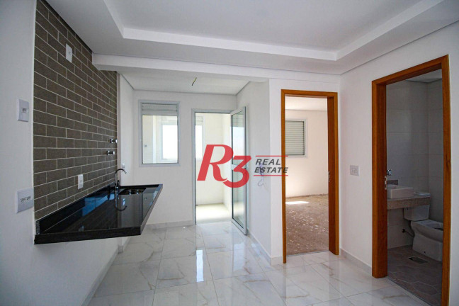 Imagem Apartamento com 1 Quarto à Venda, 46 m² em Aparecida - Santos