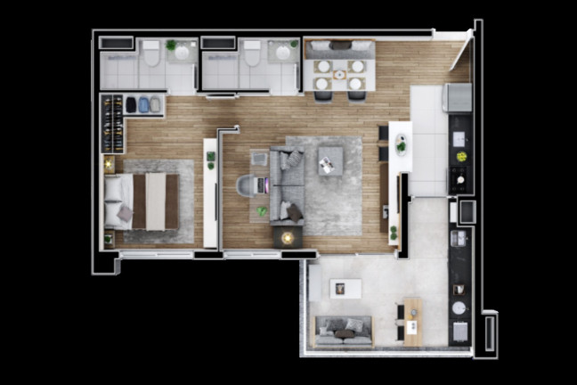 Imagem Apartamento com 2 Quartos à Venda, 64 m² em Paraíso - São Paulo Imagem Apartamento com 2 Quartos à Venda, 64 m² em Paraíso - São Paulo