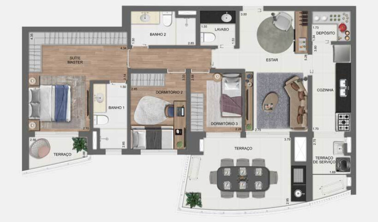 Imagem Apartamento com 2 Quartos à Venda, 105 m² em Jardim Das Acácias - São Paulo Imagem Apartamento com 2 Quartos à Venda, 105 m² em Jardim Das Acácias - São Paulo