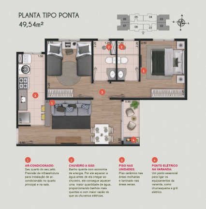 Imagem Imóvel com 2 Quartos à Venda, 50 m² em City Ribeirão - Ribeirão Preto Imagem Imóvel com 2 Quartos à Venda, 50 m² em City Ribeirão - Ribeirão Preto